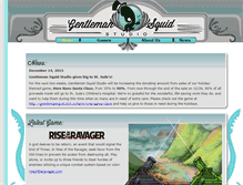 Tablet Screenshot of gentlemansquidstudio.com